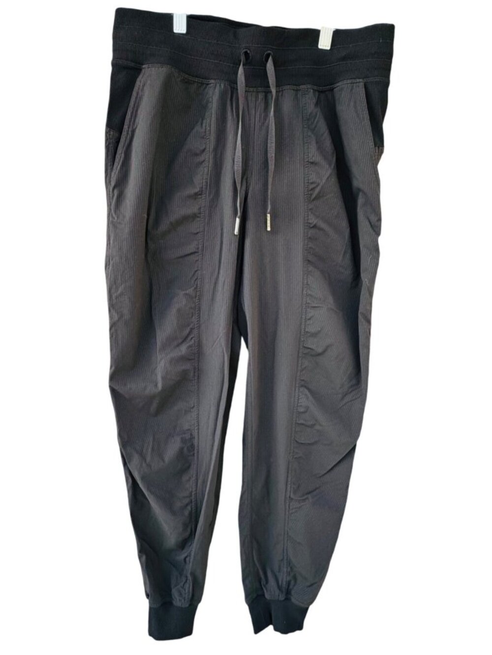 Lululemon Women's 8 Black Dance Studio Mid Rise Jogger Pockets Pants